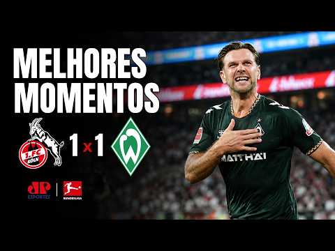 É SEMPRE ELE!!! FÜLLKRUG MARCA, E WERDER BREMEN ARRANCA EMPATE CONTRA O COLÔNIA! | MELHORES MOMENTOS