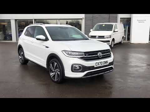 Volkswagen T-Cross 1.0TSI R-Line Pure White Used Car | Wrexham Volkswagen