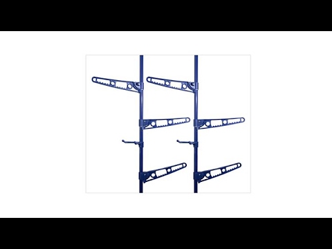 FloortoCeiling AllinOne Laundry Pole  Set of 2