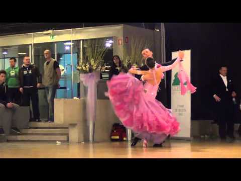 Ljubljana Open 2013 - World Open STD - solo English Waltz - Alessandro D Amora & Maria Gorelik