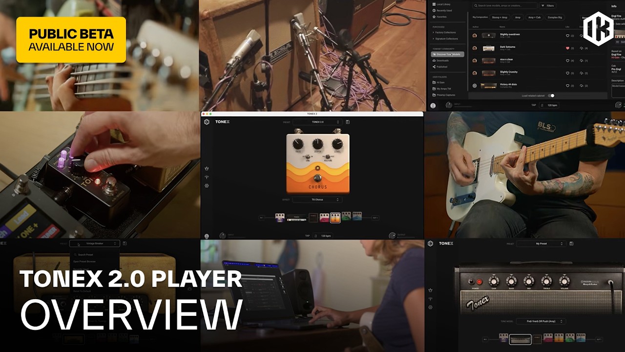 TONEX 2.0 Player Overview - A whole new tone experience starts here. - YouTube