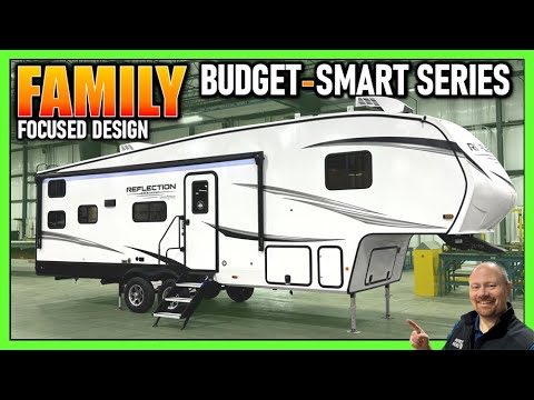 Ideal Upgrade from the Family Travel Trailer! 2025 Reflection 27BH Bunkhouse Fifth Wheel RV!