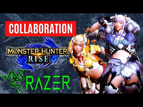 Monster Hunter Rise x Razer COLLABORATION GAMEPLAY TRAILER REVEAL SUNBREAK NEWS モンスターハンターライズ x レイザー
