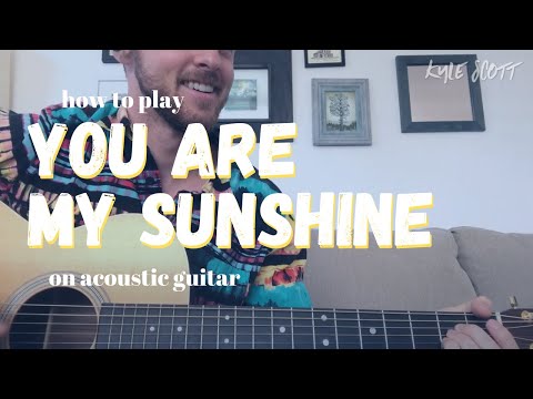 You Are My Sunshine (Johnny Cash) - Acoustic Guitar Tutorial | Advanced Version