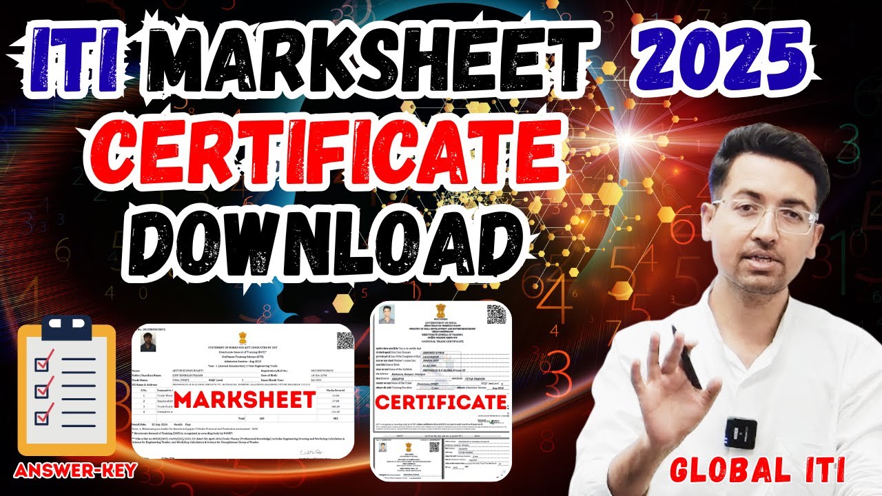 ITI Marksheet and Certificate Download 2025 | ITI Answer Key 2025 Kaise Download Kare