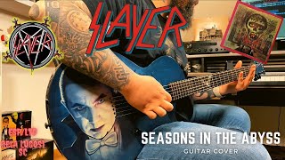 Video thumbnail for SLAYER - SEASONS IN THE ABYSS (guitar cover) with ESP/LTD Bela Lugosi SC Guitar by Horror Guitars show