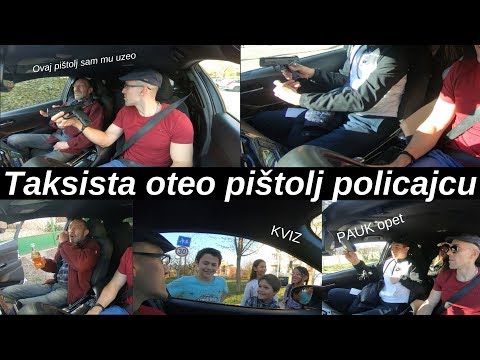 Taksista OTEO PIŠTOLJ policajcu