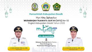 Download lagu 🔴LIVE : Penutupan MUSABAQAH TILAWATIL QUR'AN (MTQ) Ke- 32 Tingkat Kabupaten Gresik Tahun 2026 mp3
