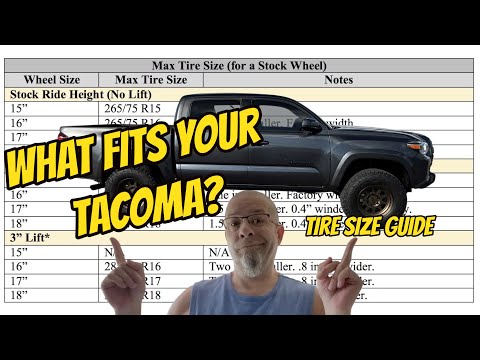 Toyota Tacoma Tire Size Guide