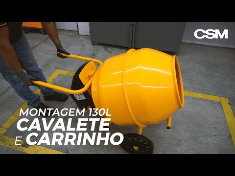 Betoneira 130L Smart Multifuncional 1/2CV 220V CSM-71000401 - Video