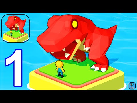 Dino Tycoon - 3D Building Game - Gameplay Walkthrough Part 1 Tutorial (iOS,Android Gameplay)