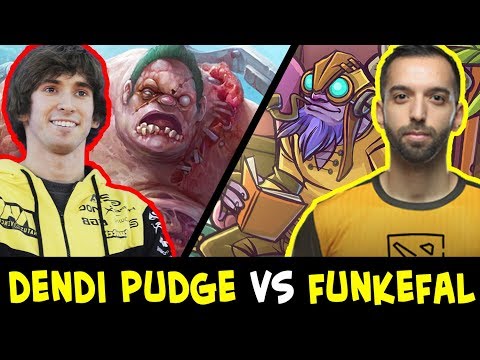 Dendi PUDGE vs Funkefal TINKER — BEST vs BEST