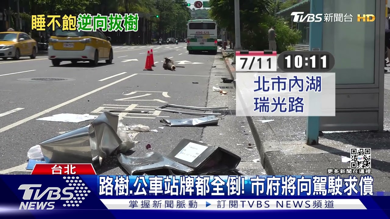 恍神撿東西釀禍! 物流駕駛逆向衝人行道