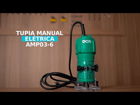 Tupia Manual 1/4'' 530W 220V AMP03-6 DCA