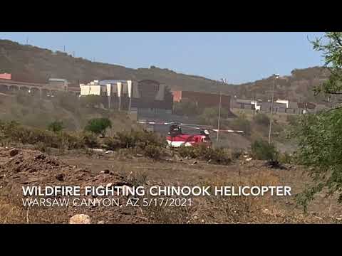 `Chinook Helicopter Used To Fight Wildfires