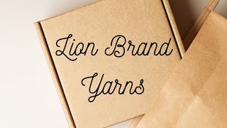 Lion Brand Yarn Haul