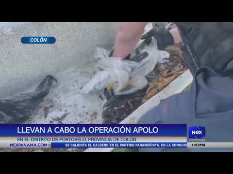 Llevan cabo la operación Apolo en el distrito de Portobelo, Colón