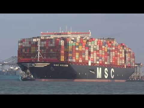 MSC Gülsün was the world largest container ship in 2019.