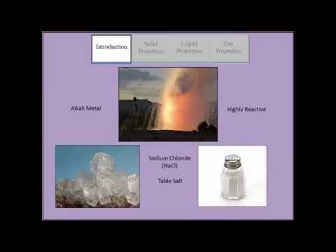 ChemWiki Elemental Minute: Sodium (Physical Properties)
