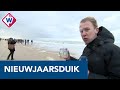 Tientallen mensen gaan toch de zee in voor de Nieuwjaarsduik - OMROEP WEST