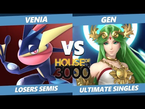 Xeno 202 Losers Semis - Venia (Greninja) Vs. Gen (Palutena) Smash Ultimate - SSBU