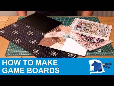 How to Make Game Boards - Dining Table Print and Play