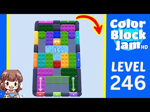 Color Block Jam Level 246 Solution Walkthrough
