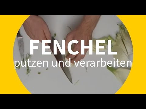 Cleaning and cutting fennel - this is how it's done correctly!!!