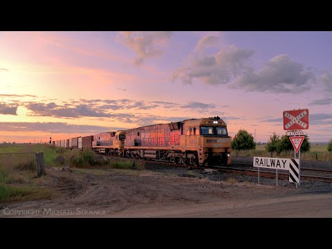 4PM6 Pacific National Container Freight Train (5/11/2022) - PoathTV Australian Railways