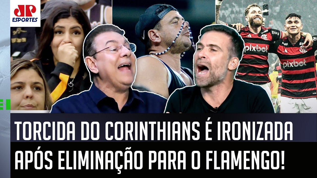 POLEMIZOU! "EU VOU FALAR! A TORCIDA do Corinthians PARECIA que..." QUEDA pro Flamengo FERVE DEBATE!