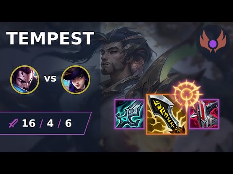 [ Tempest ] Yasuo BOT vs Caitlyn | NA MASTER | LOL Season 2024