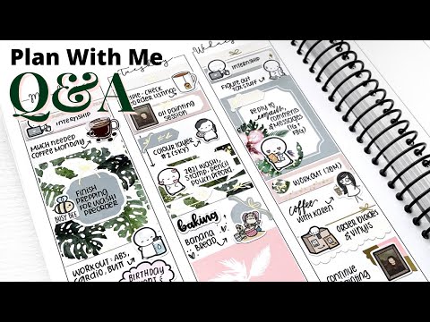 Plan With Me: Q&A Session | Time Management, Business Tips, Fun Questions! (ft. TheGivingGirl)