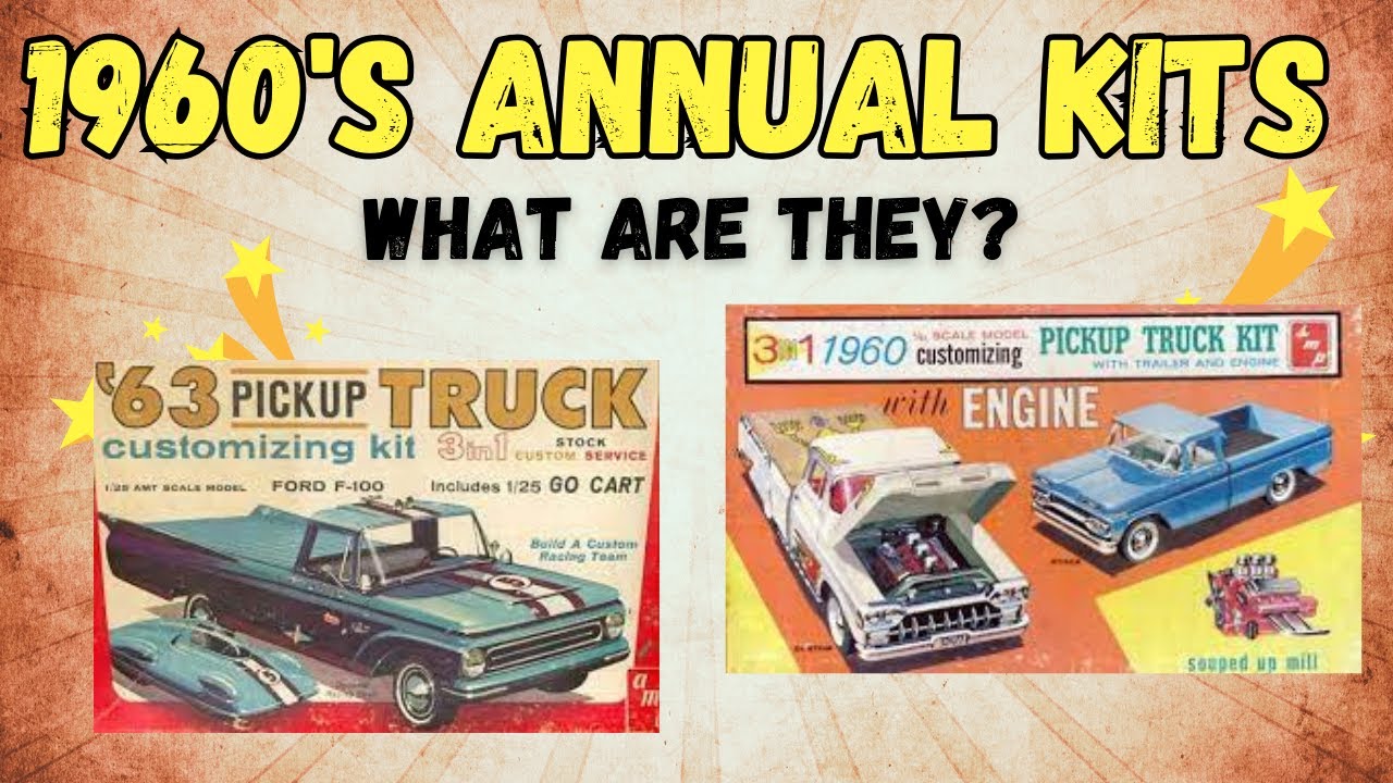 Annual Kits from the 60's and 70's - What the heck are they?   #modelbuilding #plastic #model