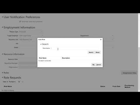 How to Create an Employee User in Oracle Fusion