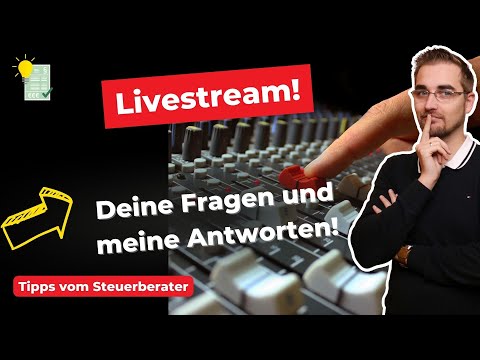 Steuertalk 01.08.2023 mit dem Online-Steuerberater Roland Elias