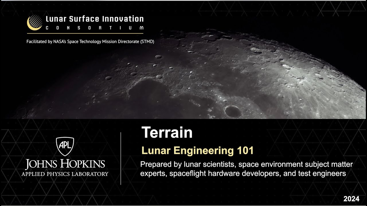 Lunar Engineering 101 - Terrain