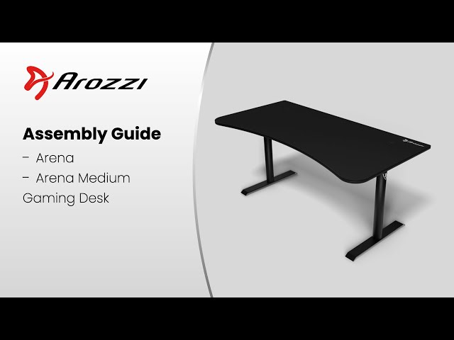 Mesa gaming Arozzi Arena Medium 140x75,5 cm acero y alfombrilla rosa video