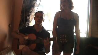Blanca Star Olivera " SUN BIRDS " - Acoustic guitar rehearsal with Alex R.O  .