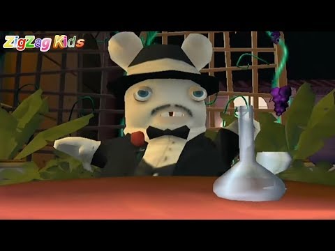 Rayman Raving Rabbids | At The Restaurant | Fun for Kids and Toddlers | ZigZag
