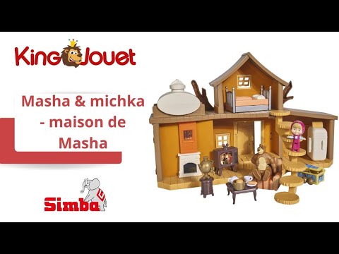 Masha Michka Maison De Masha 2 Etages Accessoires Simba Dickie King Jouet Heros Univers Simba Dickie Jeux D Imitation Mondes Imaginaires