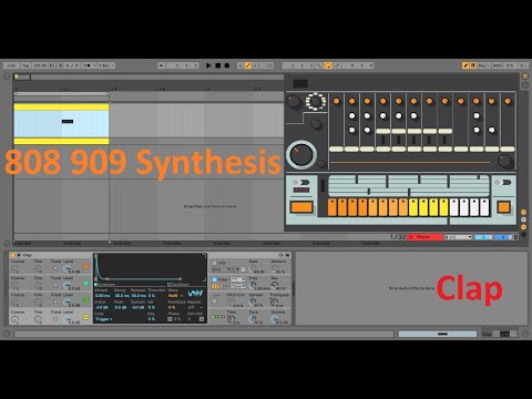 How To Make A 808/909 Clap With Operator | Ableton Live