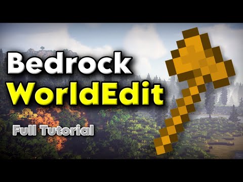 Insane WorldEdit Minecraft Bedrock Tutorial!