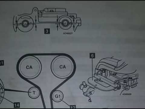 RENAULT CLIO SPORT 2.0 16V; MEGANE/SCENIC 2.0 16V; LAGUNA 1.8/2.0 16V; ESPACE 2.0 16V УСТАНОВКА ГРМ