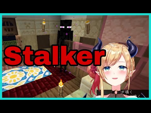 Yuzuki Choco Stalker Doing Weird Thing In Her House | Minecraft [Hololive/Eng Sub]
