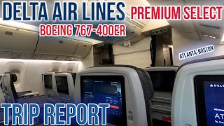 TRIP REPORT | Delta Air Lines Boeing 767-400ER Premium Select (ATL-BOS)