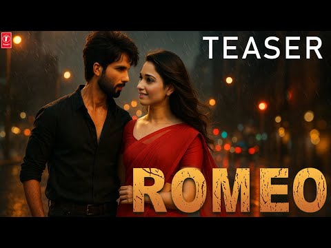 Romeo : Official Teaser Concept |Shahid Kapoor | Triptii Dimri |Arjun Ustara| Sajid N | 2026 release