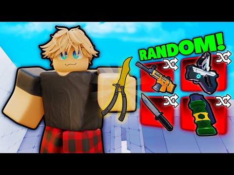 1 DEATH = RANDOM KNIFE LOADOUT in Roblox Rivals!