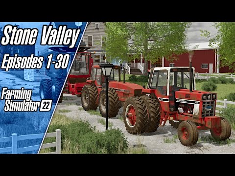 Stone Valley Lets Play Supercut (Every Episode) | Farming Simulator 22