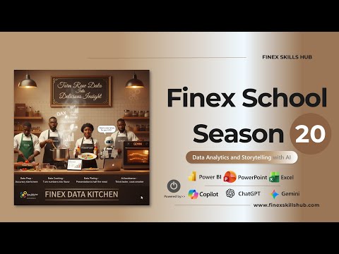 Finex School Training in Data Analytics with Excel, PowerPoint, Power BI and AI Tools Preview Class