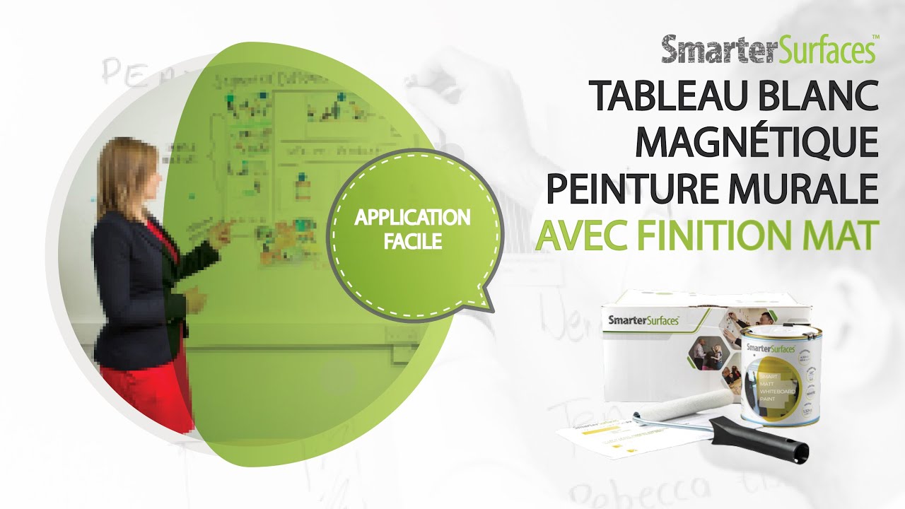 Nouvelle peinture pour tableau blanc magnétique avec finition mate | Tutoriel de bricolage
